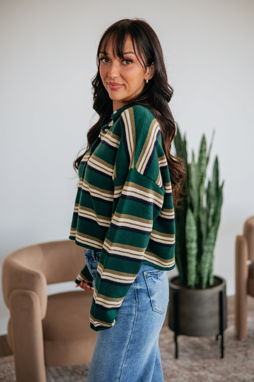 Striped Cardigan