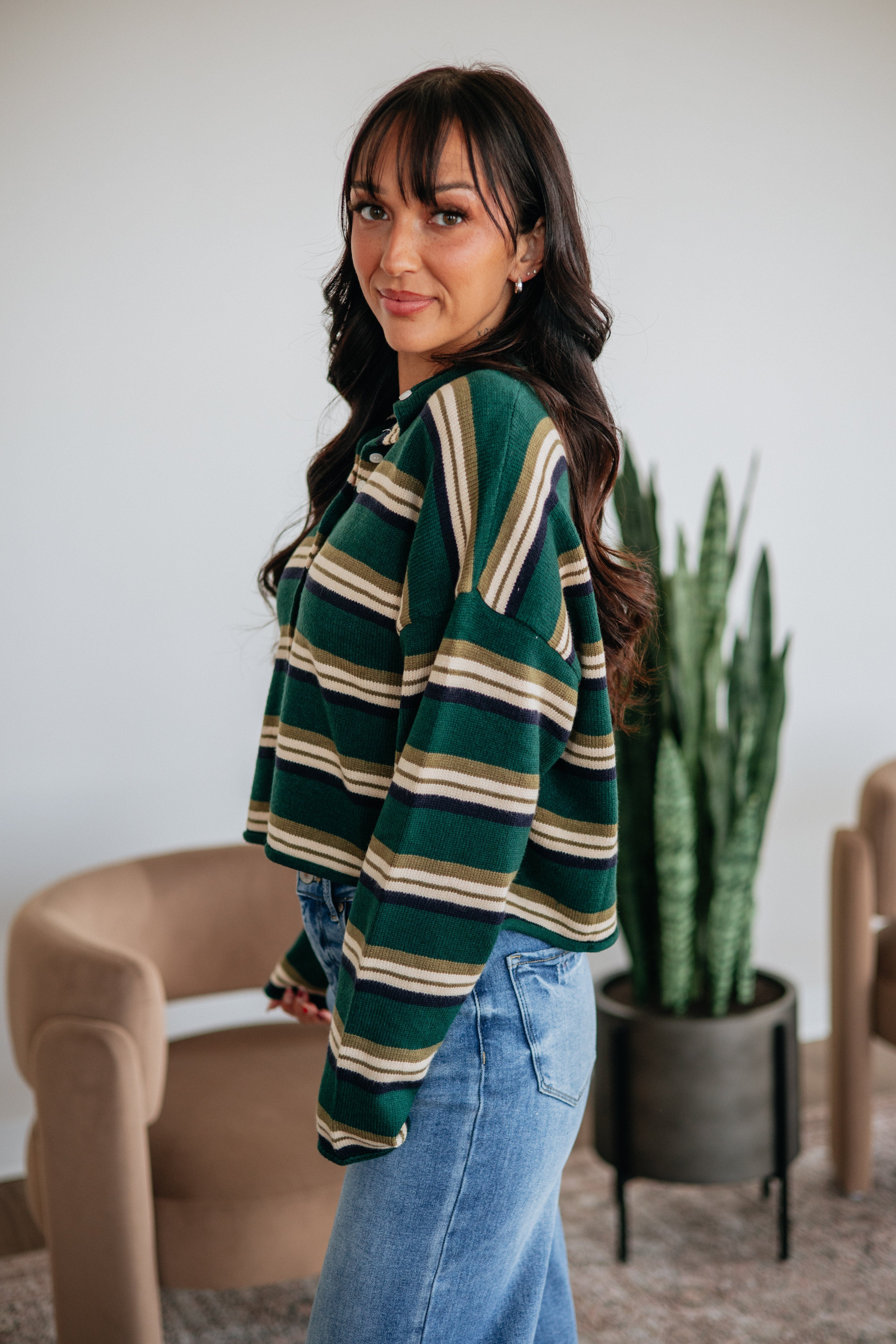 Striped Cardigan