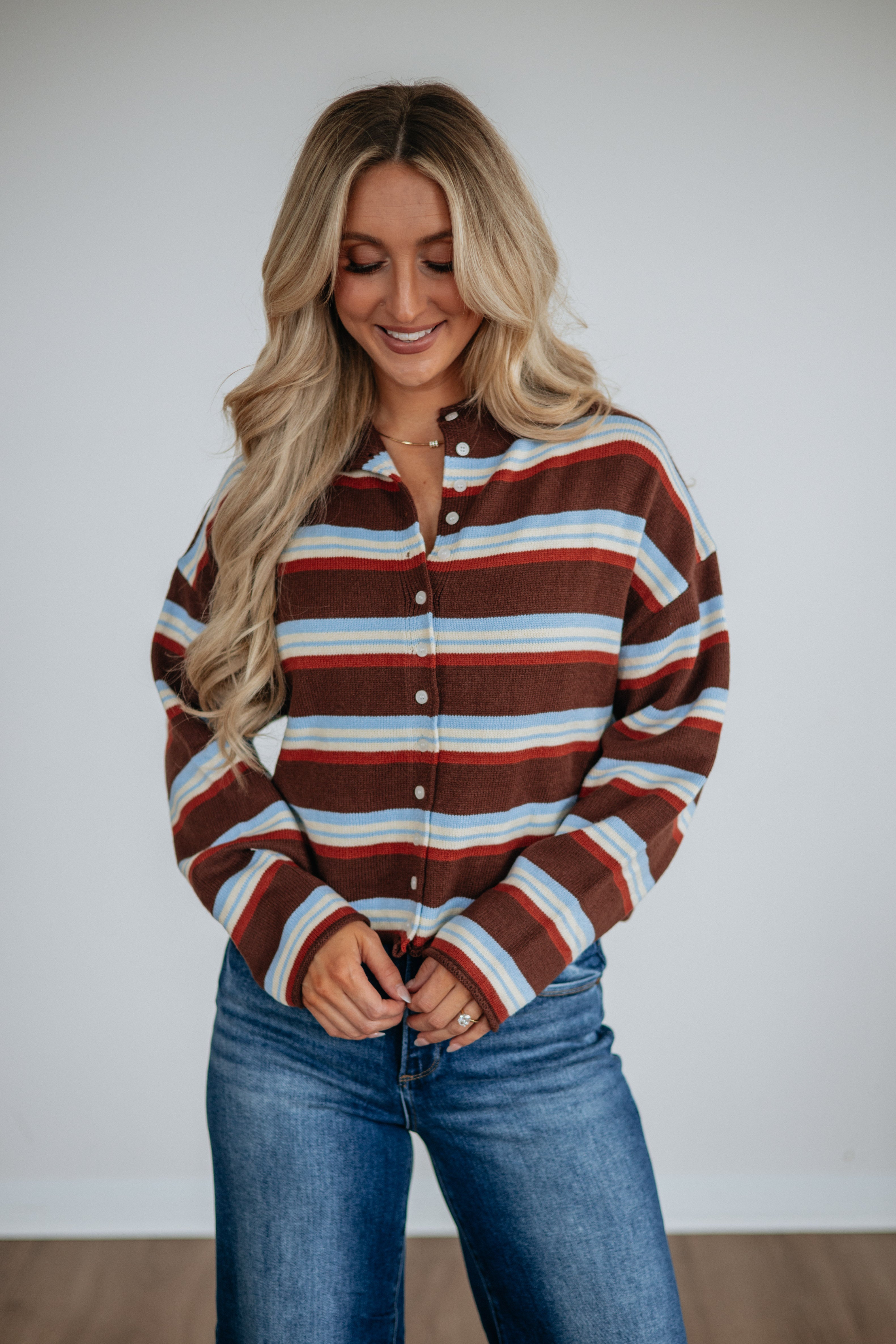 Striped Cardigan