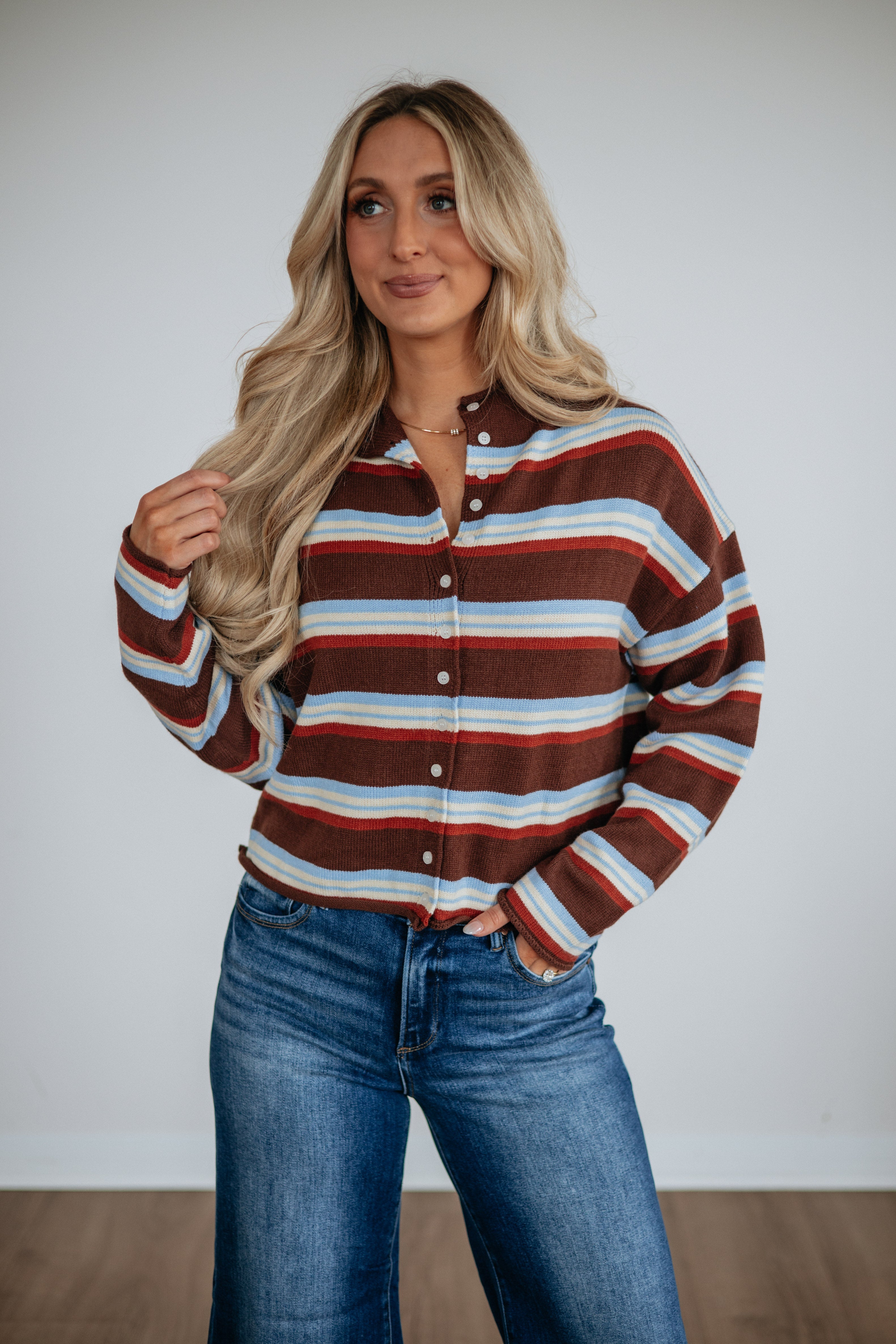 Striped Cardigan