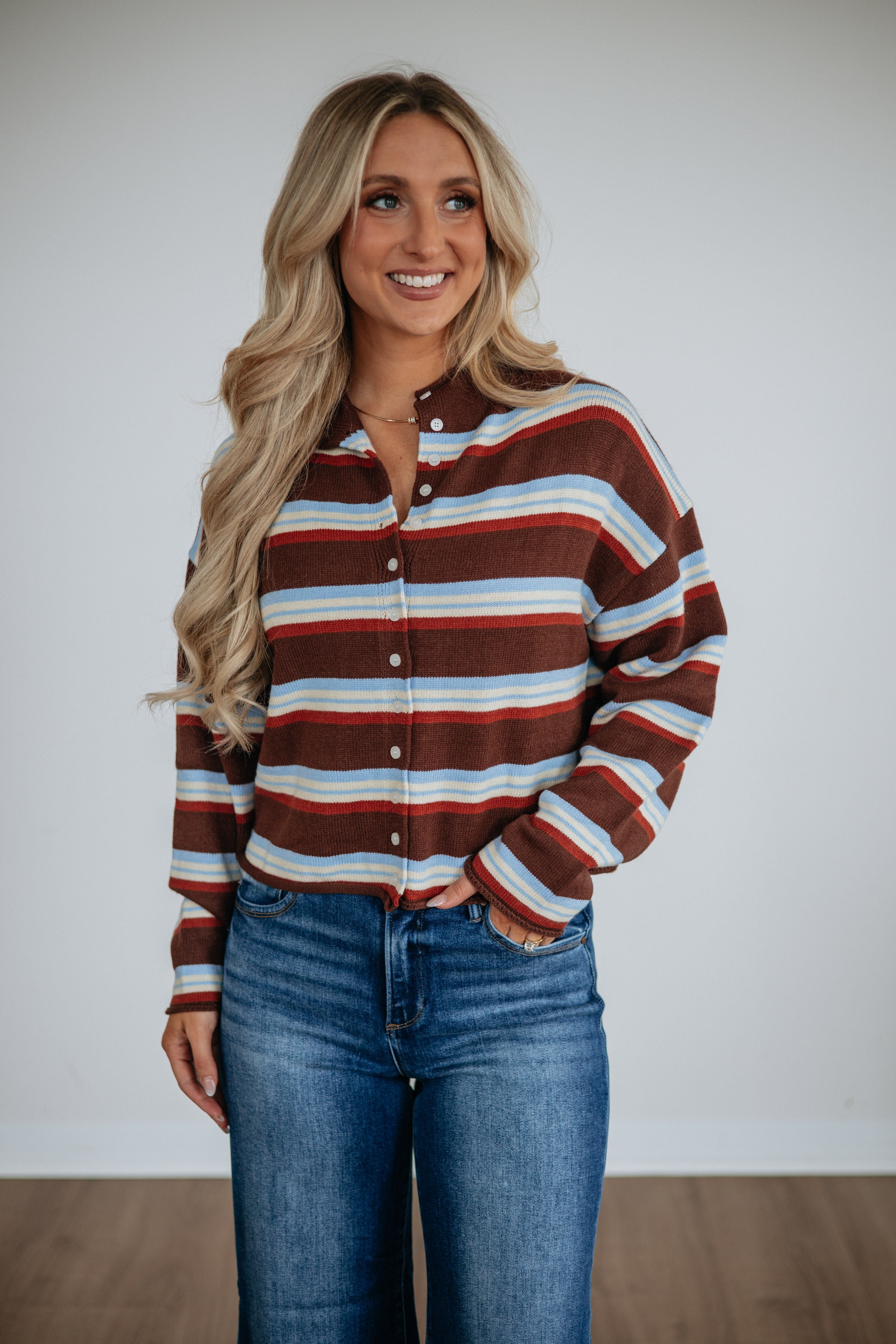 Striped Cardigan