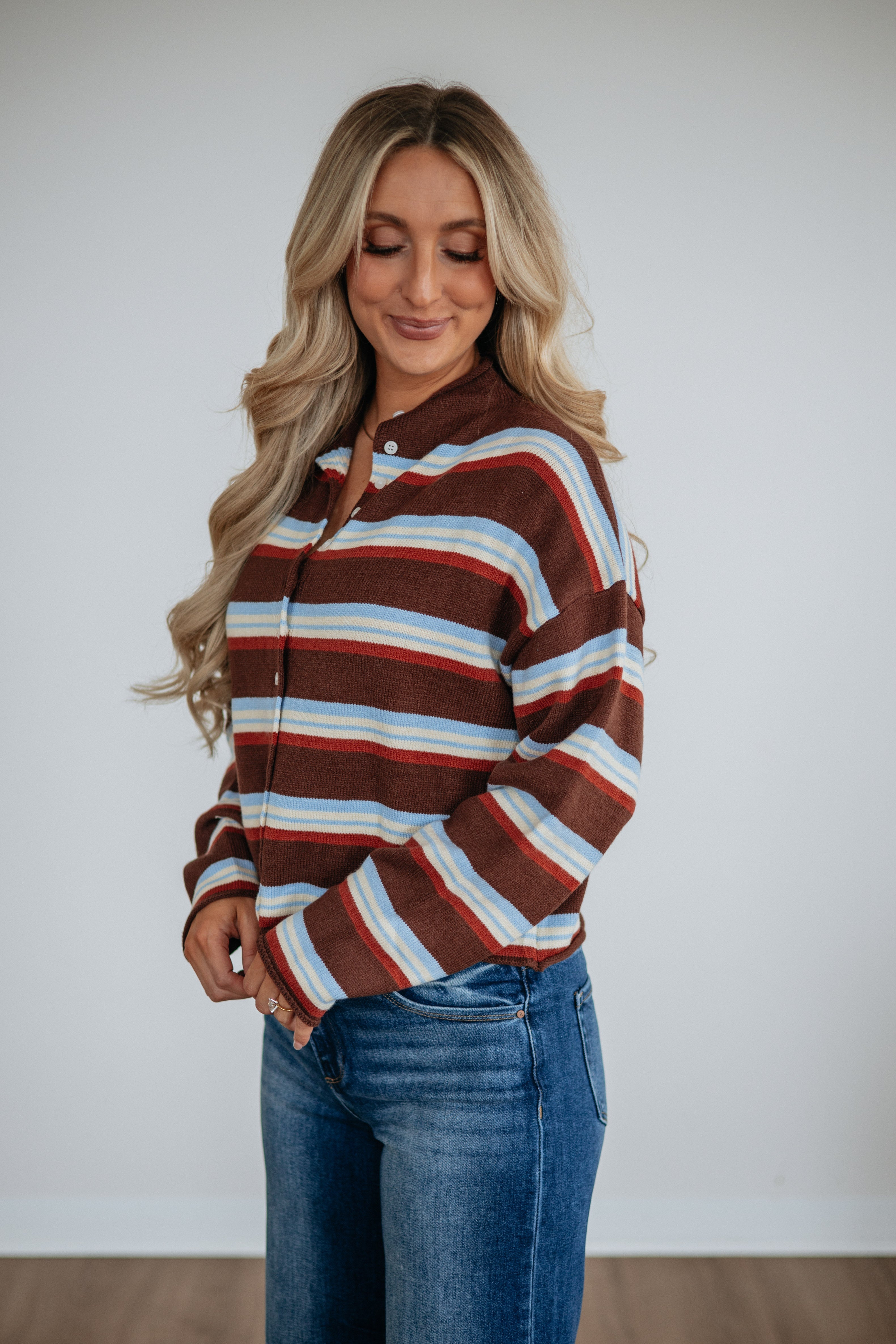 Striped Cardigan