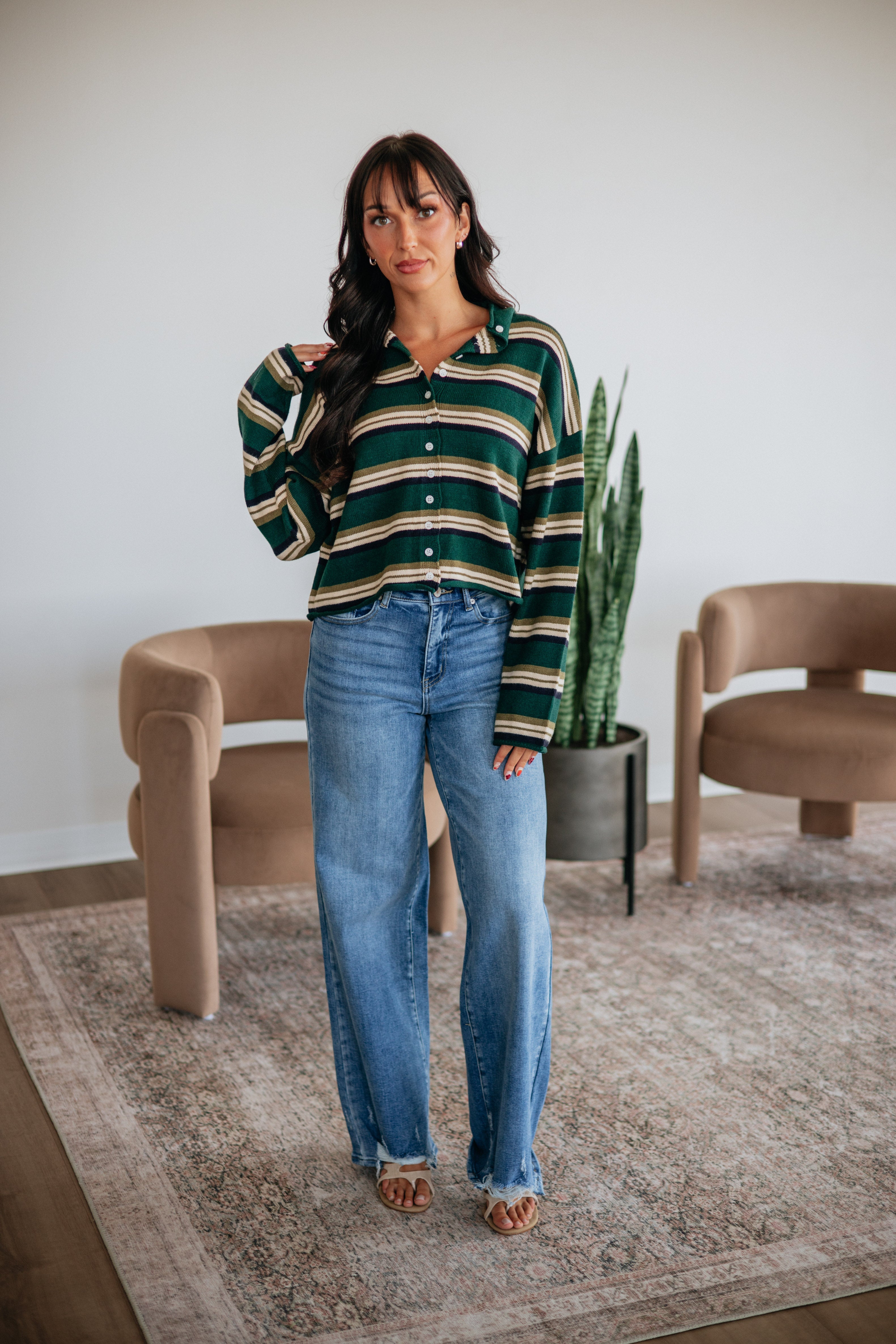 Striped Cardigan
