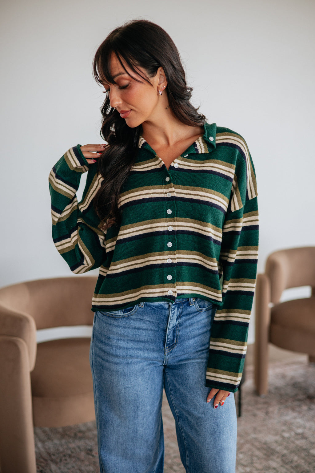 Striped Cardigan