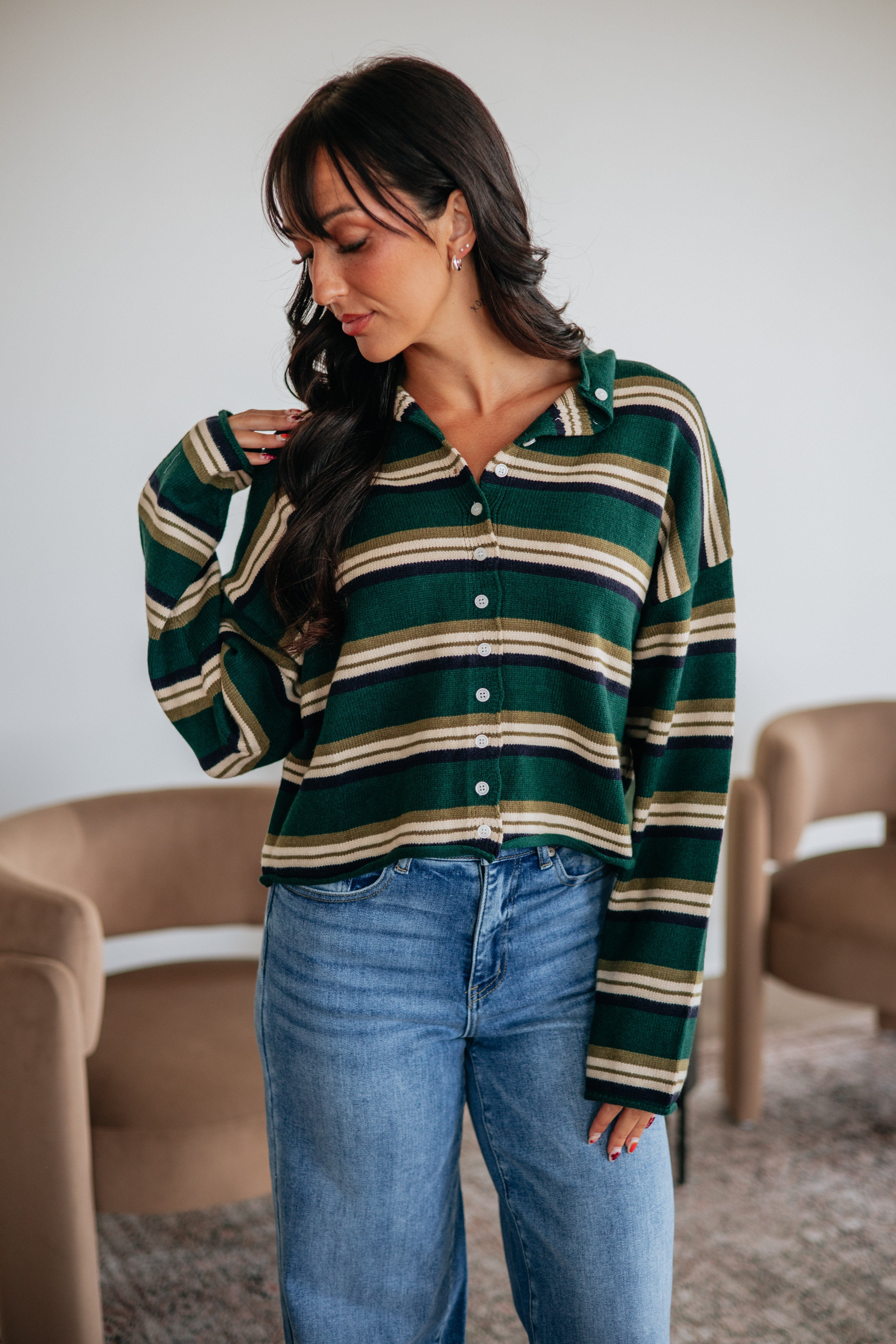Striped Cardigan
