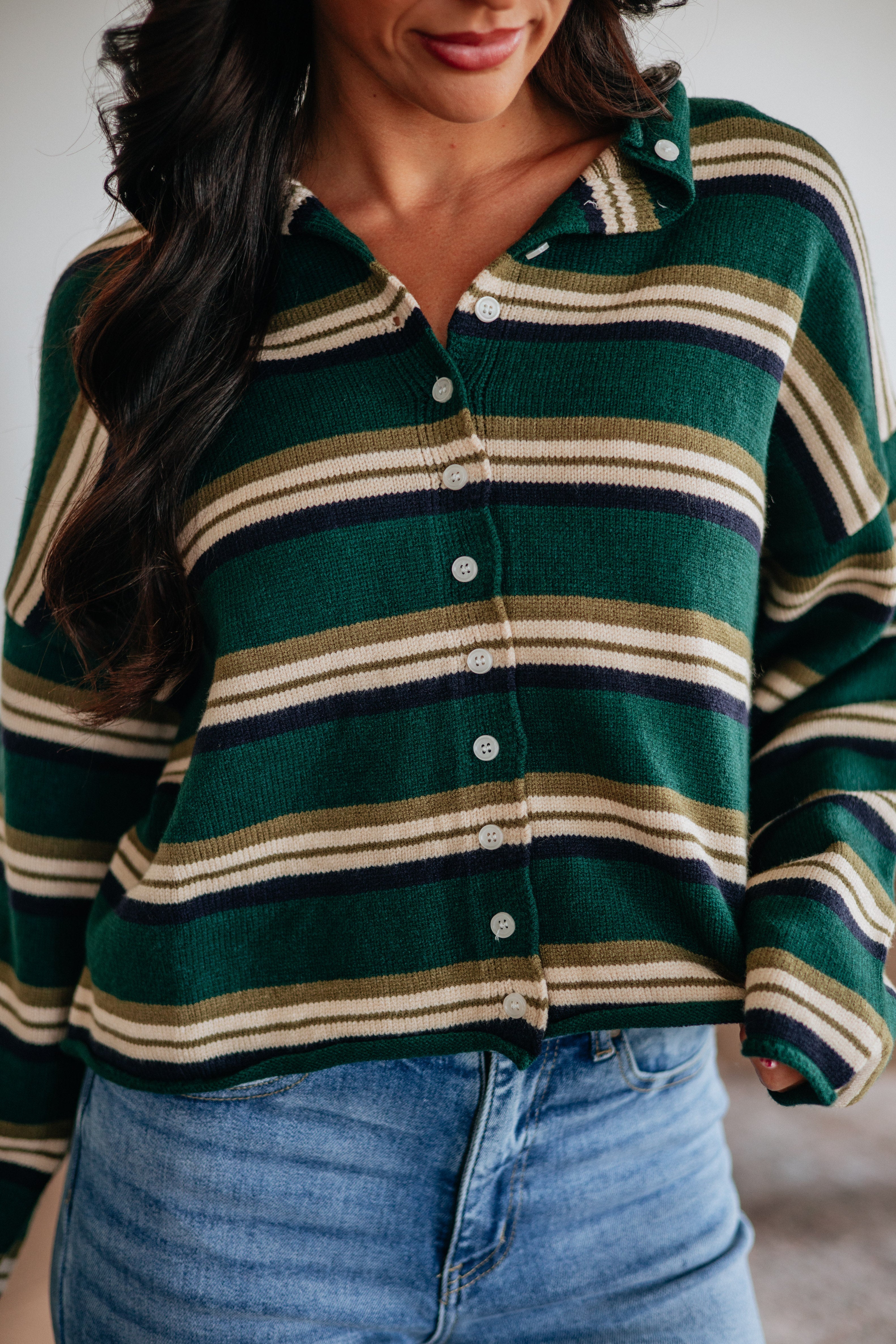 Striped Cardigan